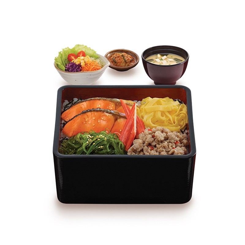 ข้าวหน้าแซลมอนทรงเครื่อง